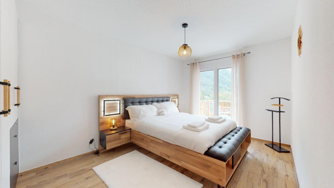 Apartment With Sauna And Mountain View Лейкербад Екстер'єр фото